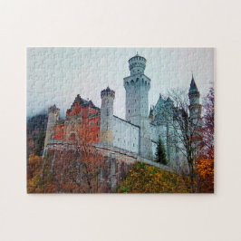 Slot Neuschwanstein Duitsland. Legpuzzel