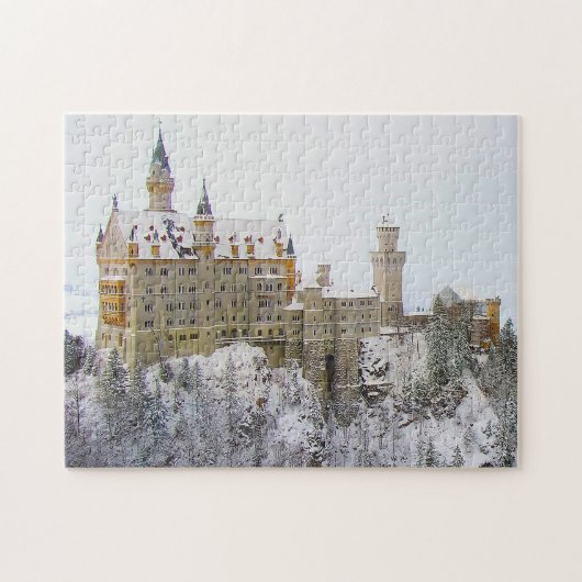 Slot Neuschwanstein Duitsland. Legpuzzel (Horizontaal)