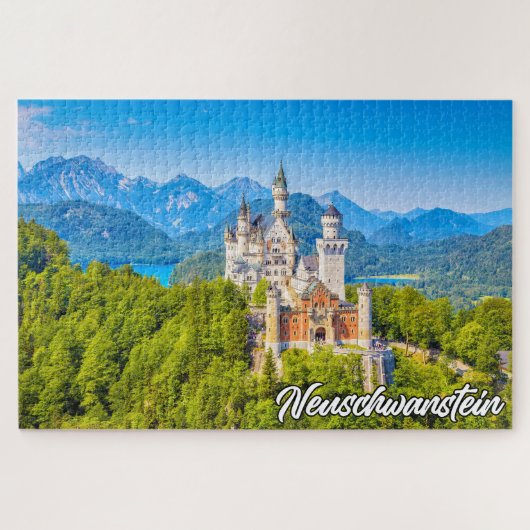 Slot Neuschwanstein, Duitsland Legpuzzel (Horizontaal)