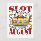 Slot Queens wordt geboren in augustus 's avonds Ga Briefkaart (Voorkant)