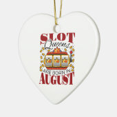 Slot Queens wordt geboren in augustus 's avonds Ga Keramisch Ornament (Links)
