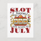 Slot Queens wordt in juli geboren Briefkaart (Voorkant)