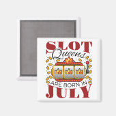 Slot Queens wordt in juli geboren Magneet (Voorkant / Achterkant)