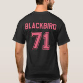 Slot SR-71 Mannen T-shirt met achterzijde - Roze (Achterkant)