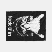 Slot TF in Kat Grappige Katten Meme Afbeeldingen C Fleece Deken (Voorkant (Horizontaal))