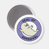 Slot van goedkeuring Funny Seal Pun Magneet (Voorkant / Achterkant)