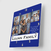 Slot voor familiewand vierkante klok (Hoek)