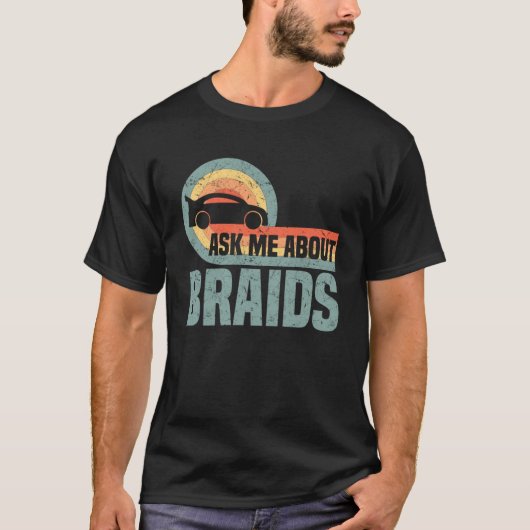 Slotcar Retro Braids T-shirt (Voorkant)