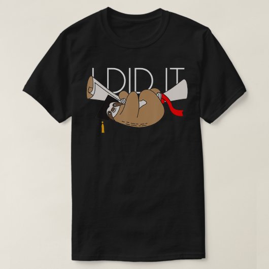 Slote Afstuderen dat ik deed Diploma Afstudeerder  T-shirt (Design voorkant)