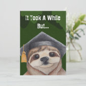 Slote Afstuderen Uitnodiging (Staand voorkant)