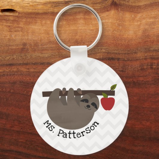 Slote Apple Tree-leraar Sleutelhanger (Voorkant)