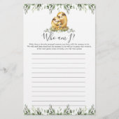 Slote Baby shower die ik word (Voorkant)