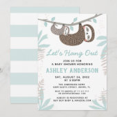 Slote Baby shower Uitnodiging (Voorkant / Achterkant)