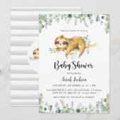 Slote Baby shower Uitnodiging (Voorkant / Achterkant)