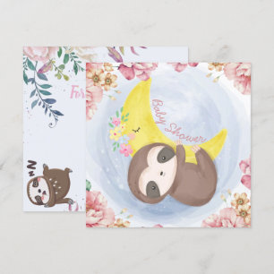 Slote Baby shower Uitnodiging