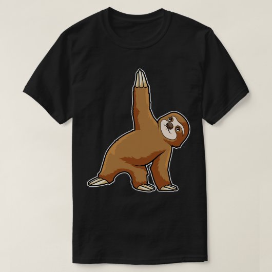 Slote bij Yoga Stretching oefeningen Legs T-shirt (Design voorkant)