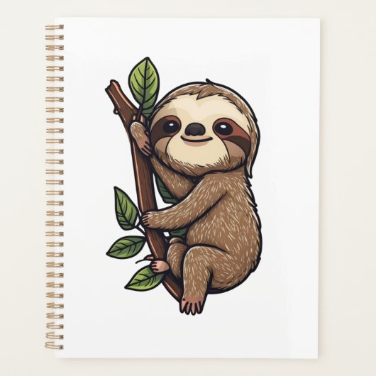 Slote cartoon illustratie planner (Voorkant)