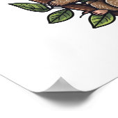 Slote cartoon illustratie poster (Hoek)