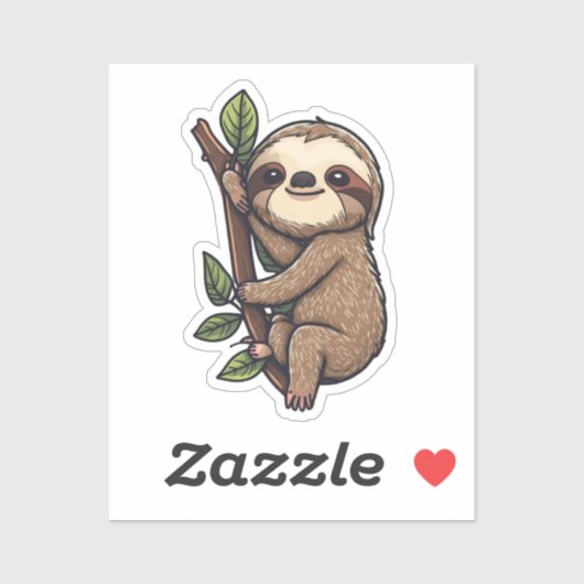 Slote cartoon illustratie sticker (Vel)