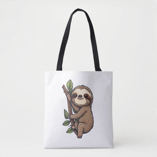 Slote cartoon illustratie tote bag (Voorkant)