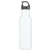 Slote in Bodybuilding met Barbell Waterfles (Achterkant)