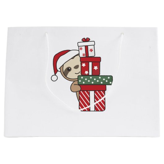 Slote kerstfeestdagen groot cadeauzakje (Voorkant)