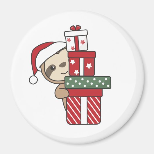 Slote kerstfeestdagen magneet (Voorkant)
