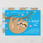 Slote Kinderen 1e verjaardag Kaart (Voorkant / Achterkant)