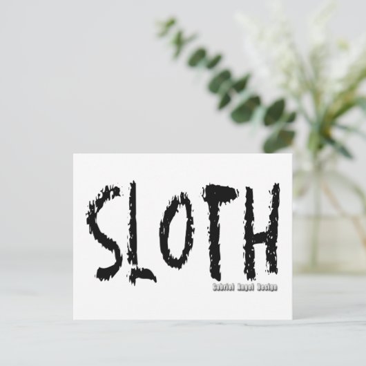 Slote Logo Briefkaart (Staand voorkant)