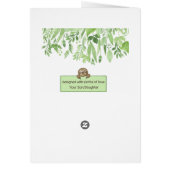 Slote Moederdag Kaart - Ik hou van je veel traag (Achterkant)