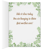 Slote Moederdag Kaart - Ik hou van je veel traag (Binnen (Rechts))