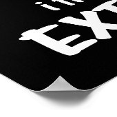 Slote oefening die ik dacht dat je zei: Extra groe Poster (Hoek)