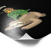 Slote schildpad slakkegaaf waar grappig foto afdruk (Hoek)