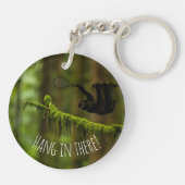 Slote Tennis Player in het regenwoud Sleutelhanger (Achterkant)