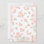 Slote Uitnodiging, Sloth Baby shower Uitnodiging (Achterkant)