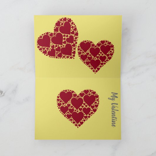 Slote Valentijn Feestdagen Kaart (Binnen)