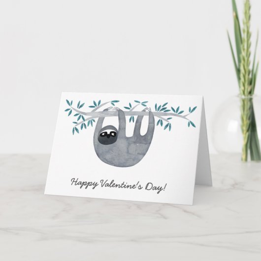 Slote Valentijnsdag Feestdagen Kaart (Voorkant)