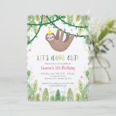 Slote verjaardag in roze en geel kaart (Staand voorkant)