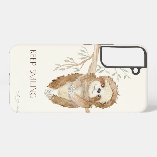 Slote Waterverf Boho blijft rondzwerven Samsung Galaxy Hoesje (Achterkant horizontaal)