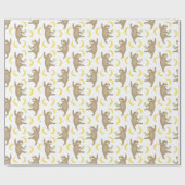 Sloten en Bananas Pattern Cadeaupapier (Vlak)