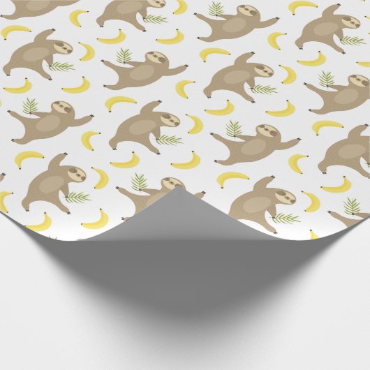 Sloten en Bananas Pattern Cadeaupapier (Hoek)