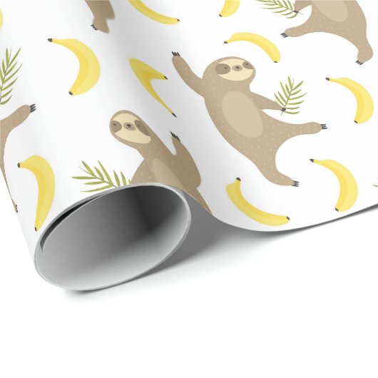 Sloten en Bananas Pattern Cadeaupapier (Rol Hoek)