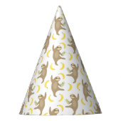 Sloten en Bananas Pattern Feesthoedjes (Voorkant)