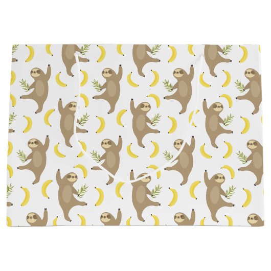 Sloten en Bananas Pattern Groot Cadeauzakje (Voorkant)