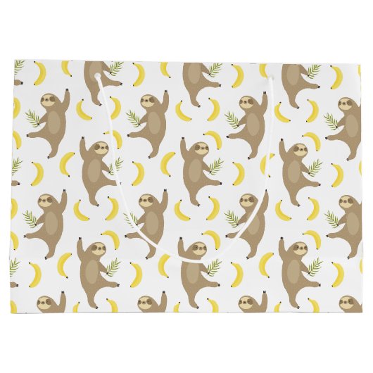 Sloten en Bananas Pattern Groot Cadeauzakje (Achterkant)