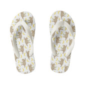 Sloten en Bananas Pattern Kinder Teenslippers (Voetbed)