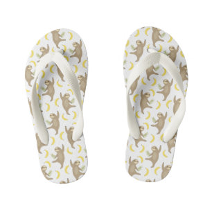 Sloten en Bananas Pattern Kinder Teenslippers