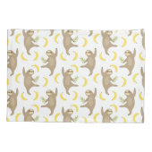 Sloten en Bananas Pattern Kussensloop (Achterkant-Links)