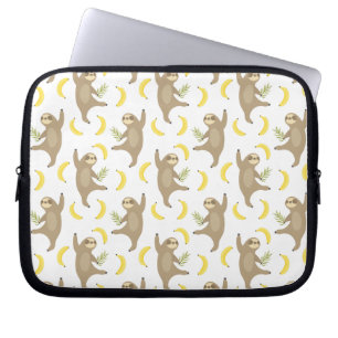 Sloten en Bananas Pattern Laptop Sleeve