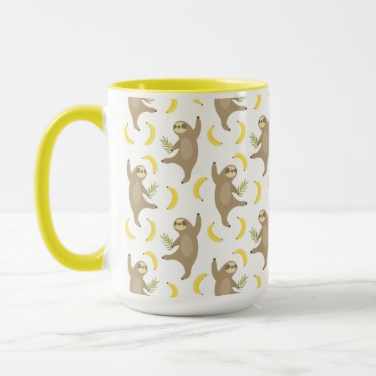 Sloten en Bananas Pattern Mok (Links)